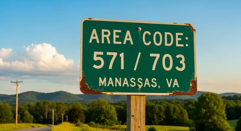 Area Code Manassas VA