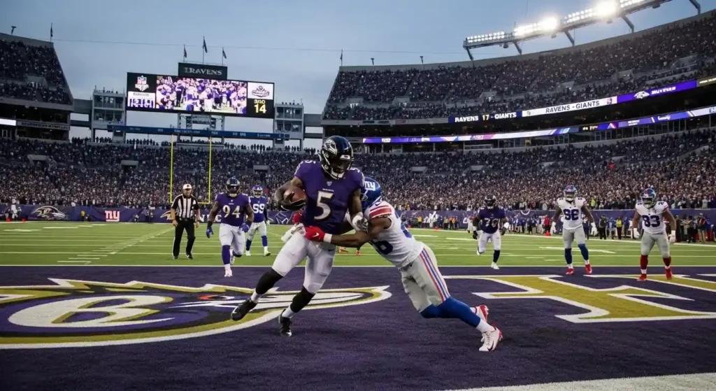 Baltimore Ravens vs. New York Giants: A Clash of Titans in the NFL