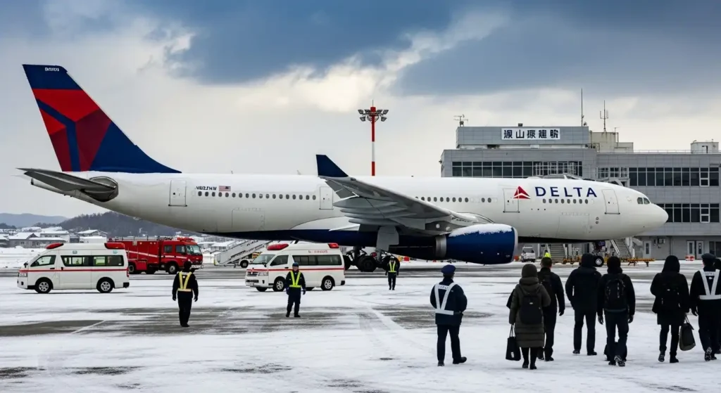 Delta Flight DL275 Japan Diversion