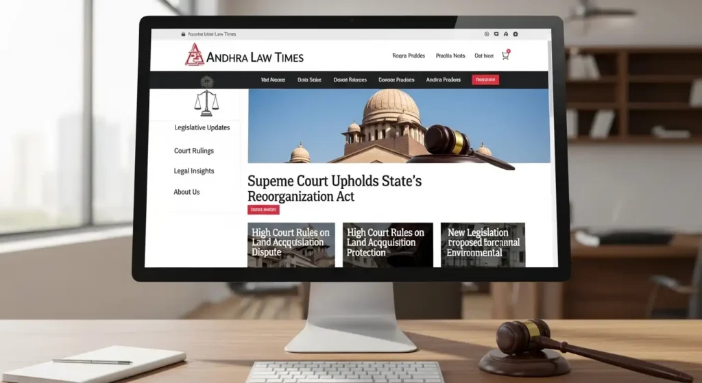Exploring Andhra Law Times: Your Go-To Source for Legal News and Insights
