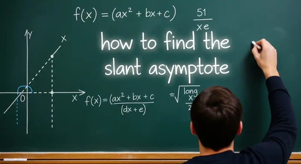 How to Find the Slant Asymptote