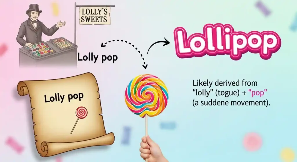 where does the name lollipop come from