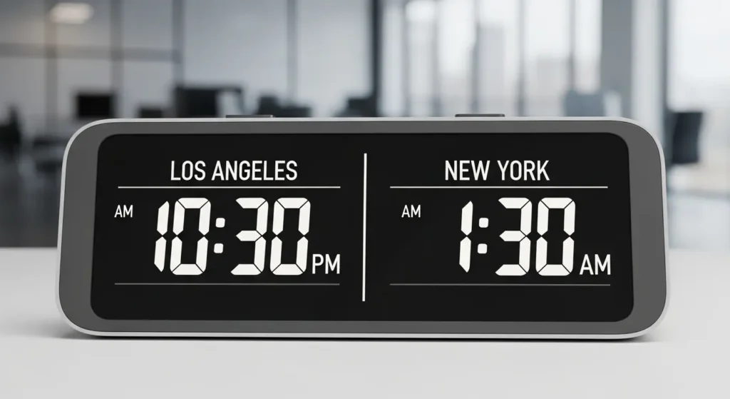 PST and EST Time Zone