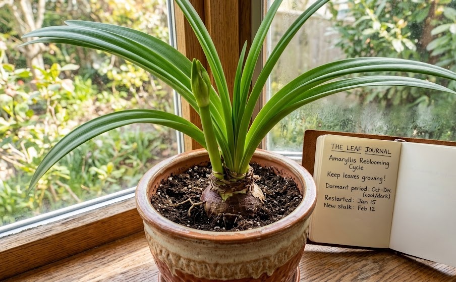 how to make an amaryllis rebloom